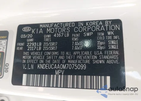 2021 Kia Seltos S from USA, damaged, VIN KNDEUCAA0M7075099